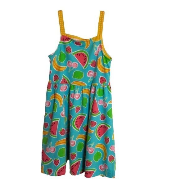 Nannette Kids Fruity Cotton Knit Summer Dress size 7 - Picture 2 of 4